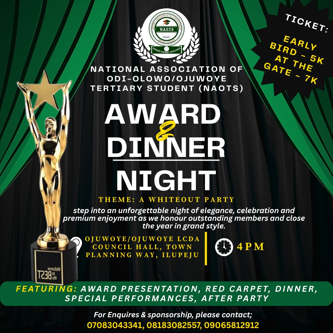 NAOTS Dinner and Award Night Dec 2025