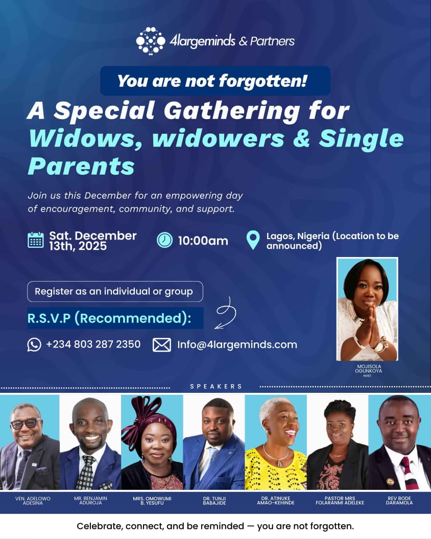 You are not forgotten!